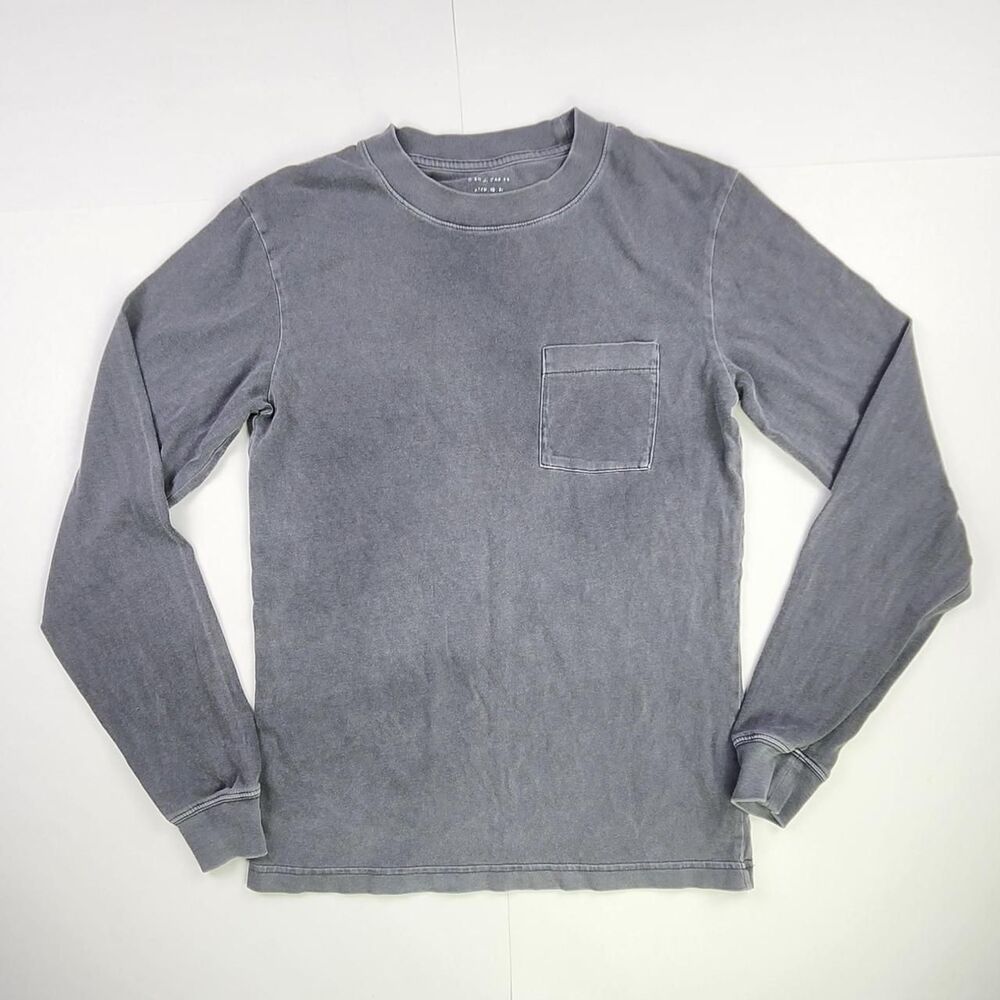 No-boundaries Men's Grey and Blue T-shirt